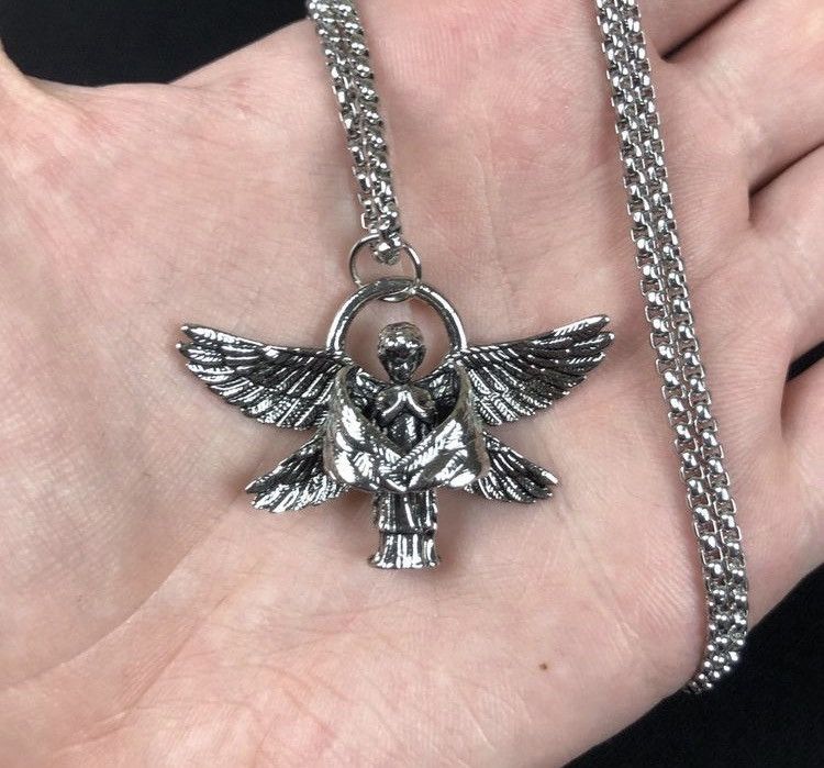 Jewelry Angel Necklace Punk Chain Size ONE SIZE - 1 Thumbnail