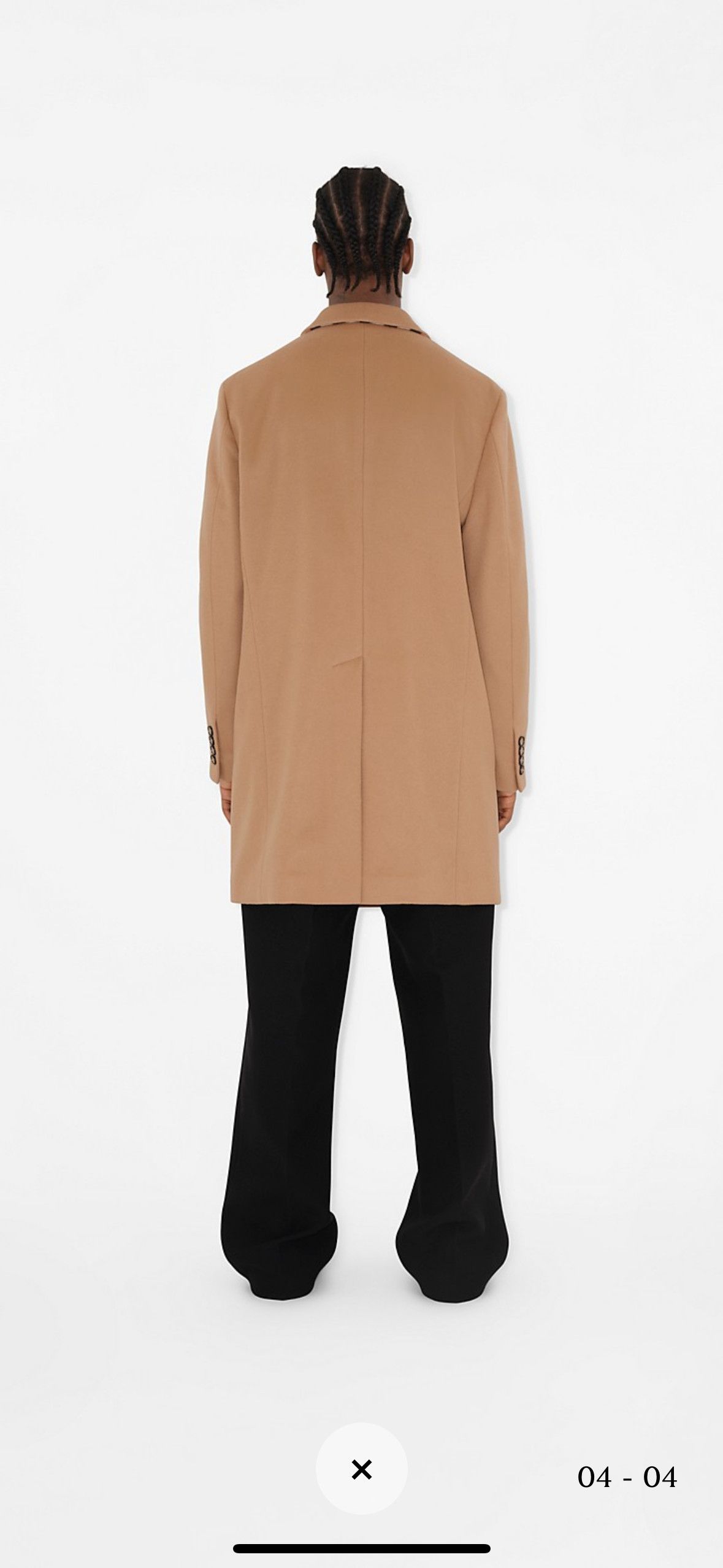 Burberry Wool Cashmere Tailored Coat Size US M / EU 48-50 / 2 - 4 Thumbnail