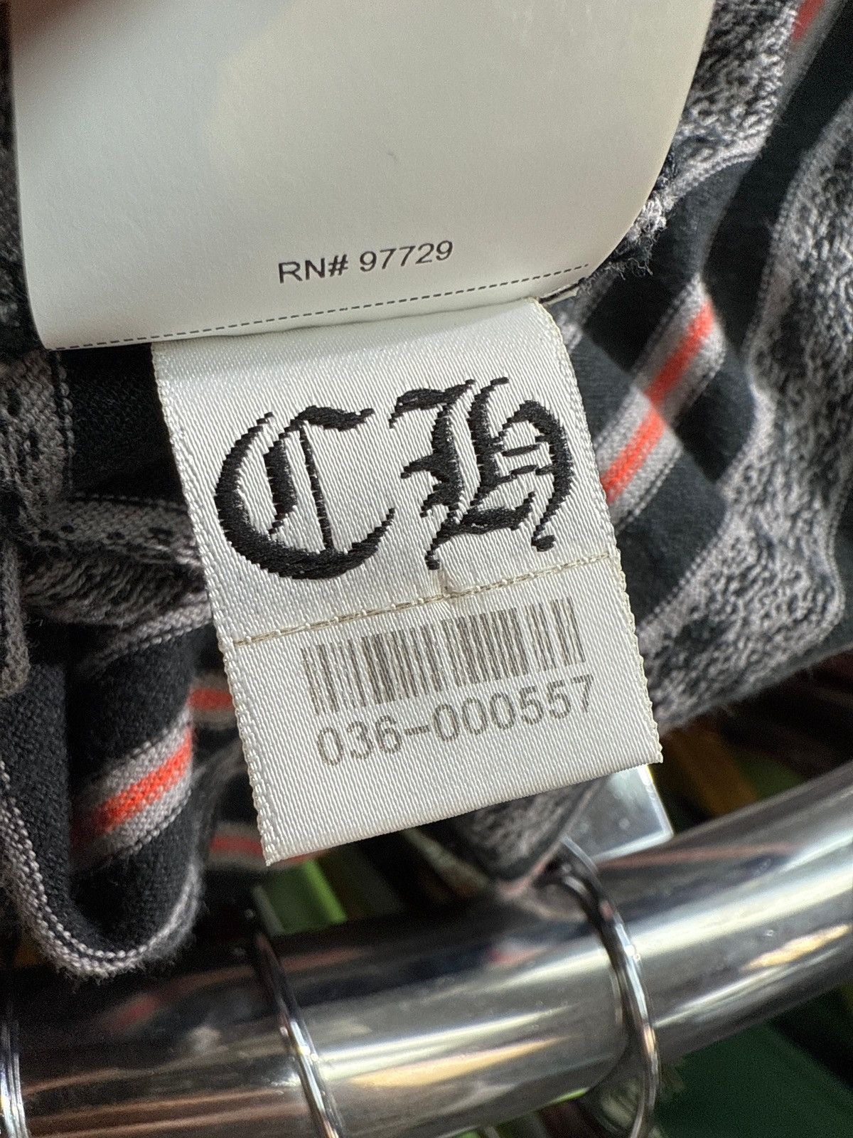 Chrome Hearts Chrome Hearts Matty Boy Chomper Stripe Tee Size US M / EU 48-50 / 2 - 6 Thumbnail