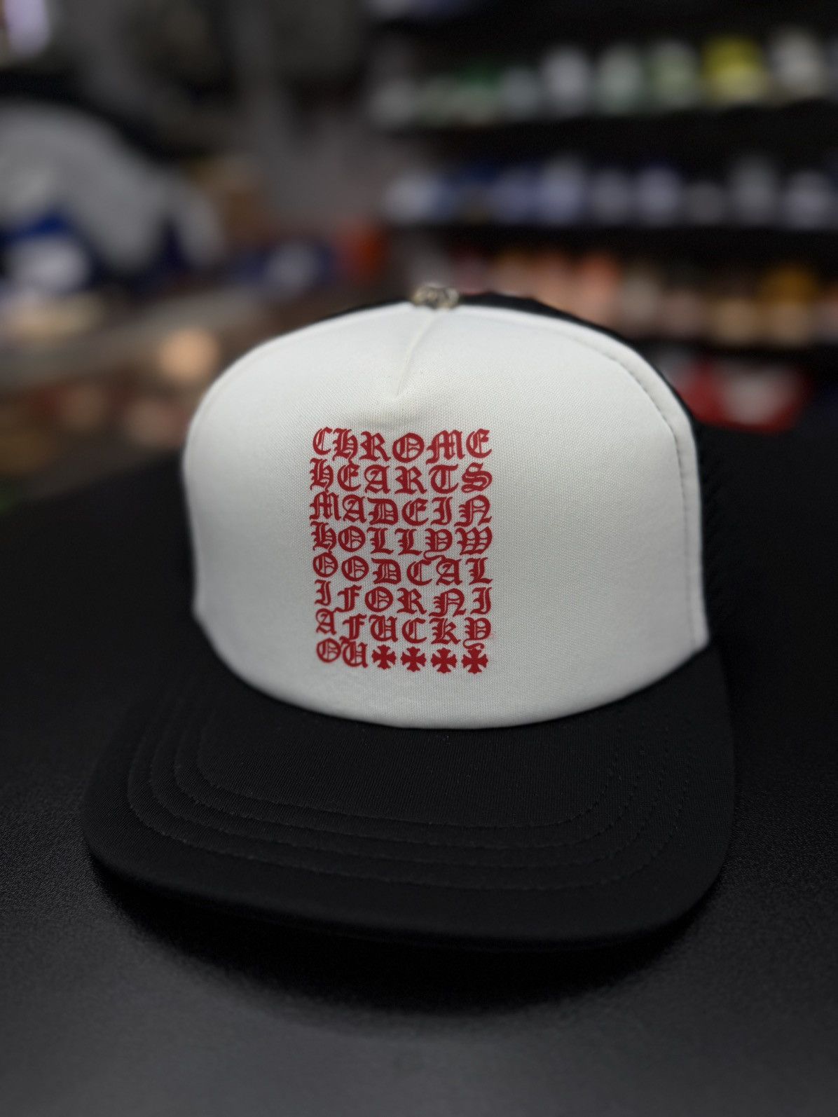 Chrome Hearts Chrome Hearts Black White SnapBack New Size ONE SIZE - 4 Thumbnail