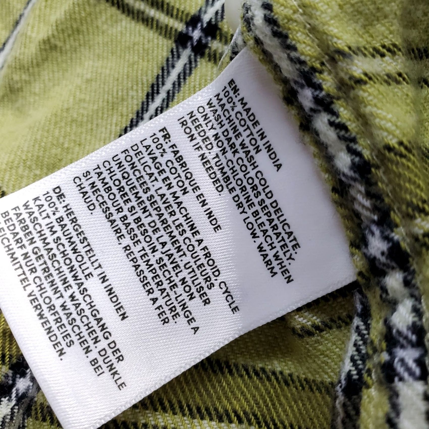 Lands' End Lands' End Flannel Shirt Women Multi Plaid Long Sleeve Collared Button Up Size M / US 6-8 / IT 42-44 - 6 Thumbnail