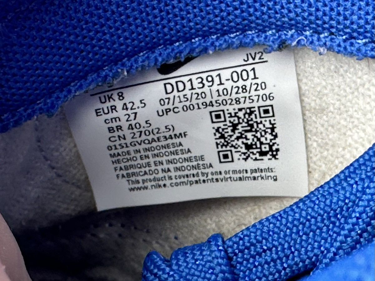 Nike “Hyper Cobalt” Nike Dunk Low Size US 9 / EU 42 - 7 Thumbnail