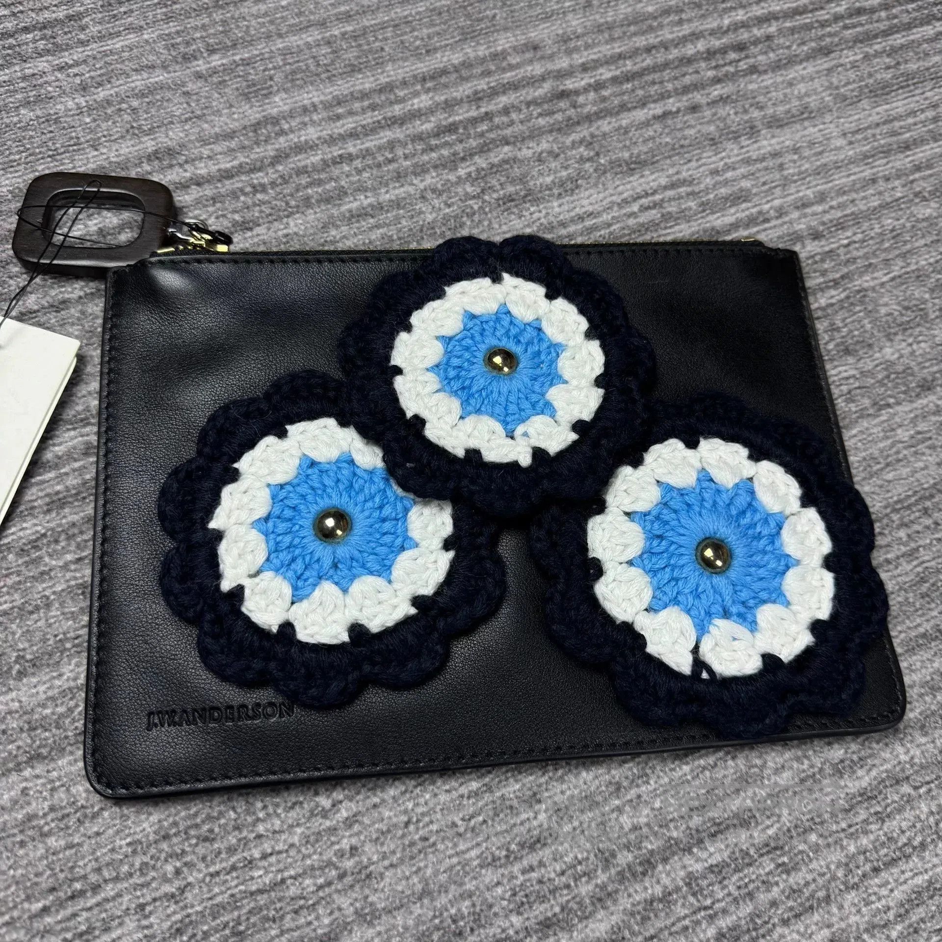 JW Anderson JW Anderson Black Floral Handbag Pouch. Size ONE SIZE - 2 Thumbnail