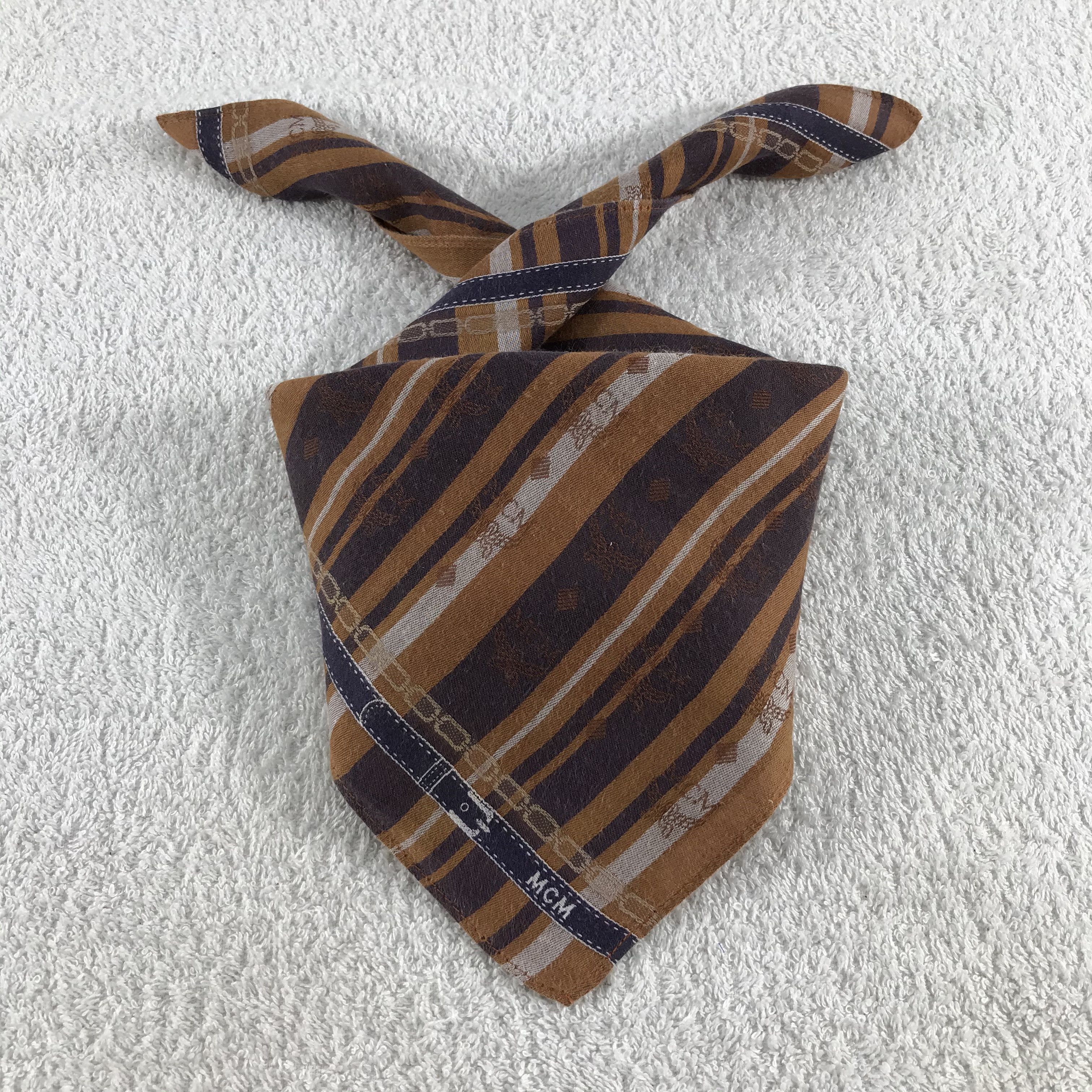 MCM × Vintage MCM Bandana / Handkerchief / Neckerchief - S186 Size ONE SIZE - 3 Thumbnail