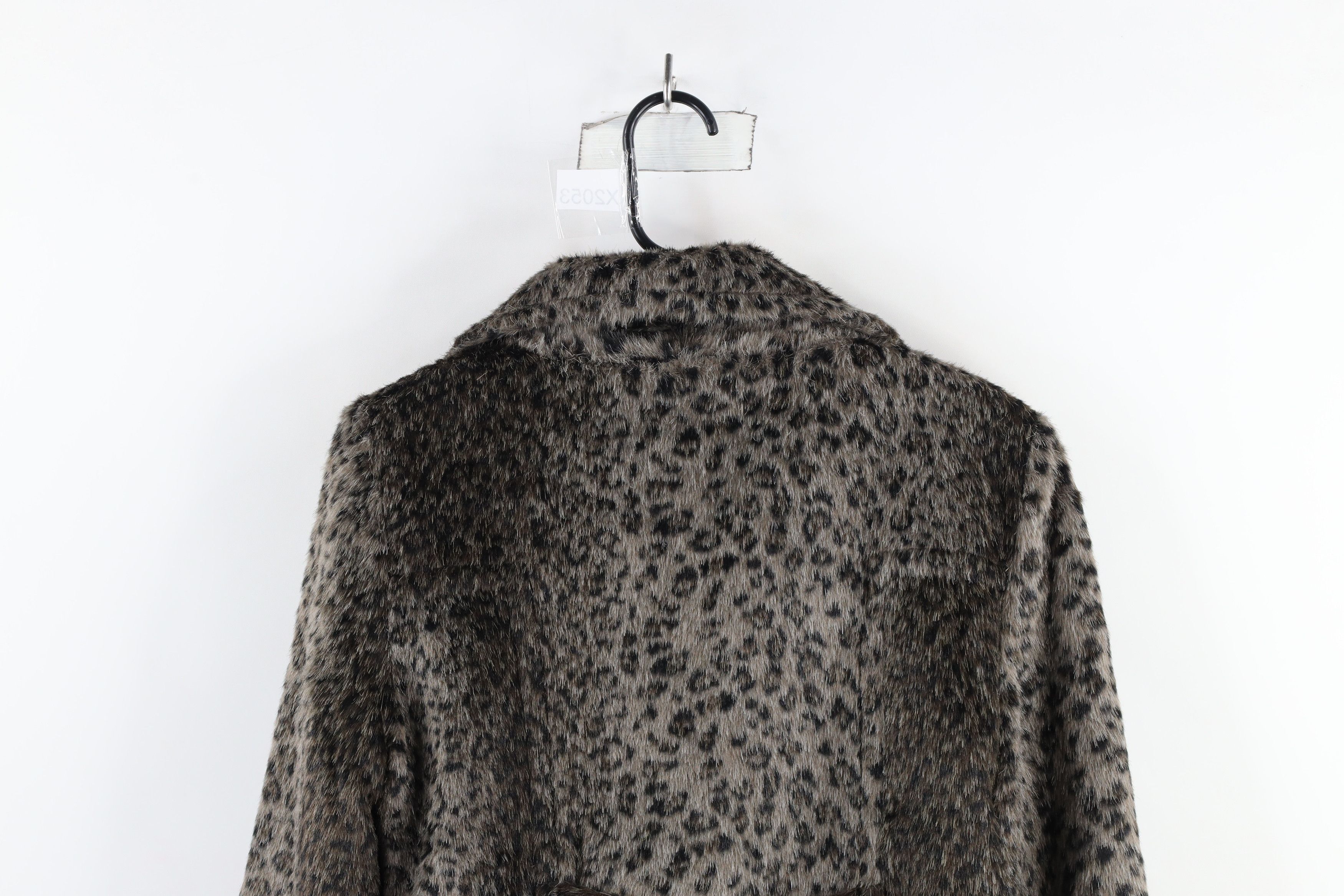 BKE × Vintage Buckle BKE Fur Double Breasted Peacoat Jacket Leopard Print Size M / US 6-8 / IT 42-44 - 13 Thumbnail