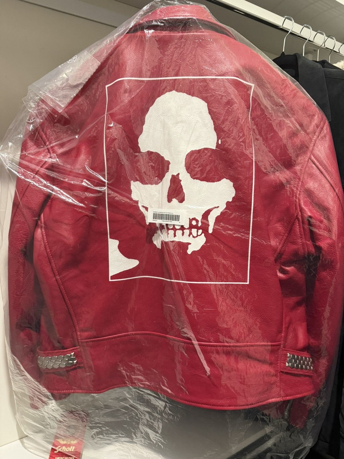 Number (N)ine Perfecto Leather Jacket Size US XL / EU 56 / 4 - 2 Thumbnail
