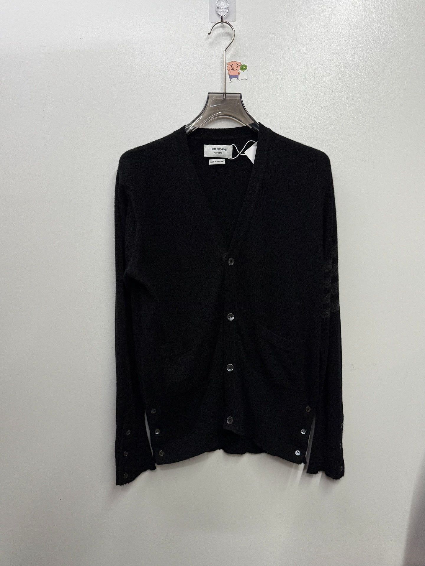 Thom Browne Thom Browne Knit Striped Brown Sweater l Men Size US L / EU 52-54 / 3 - 1 Thumbnail