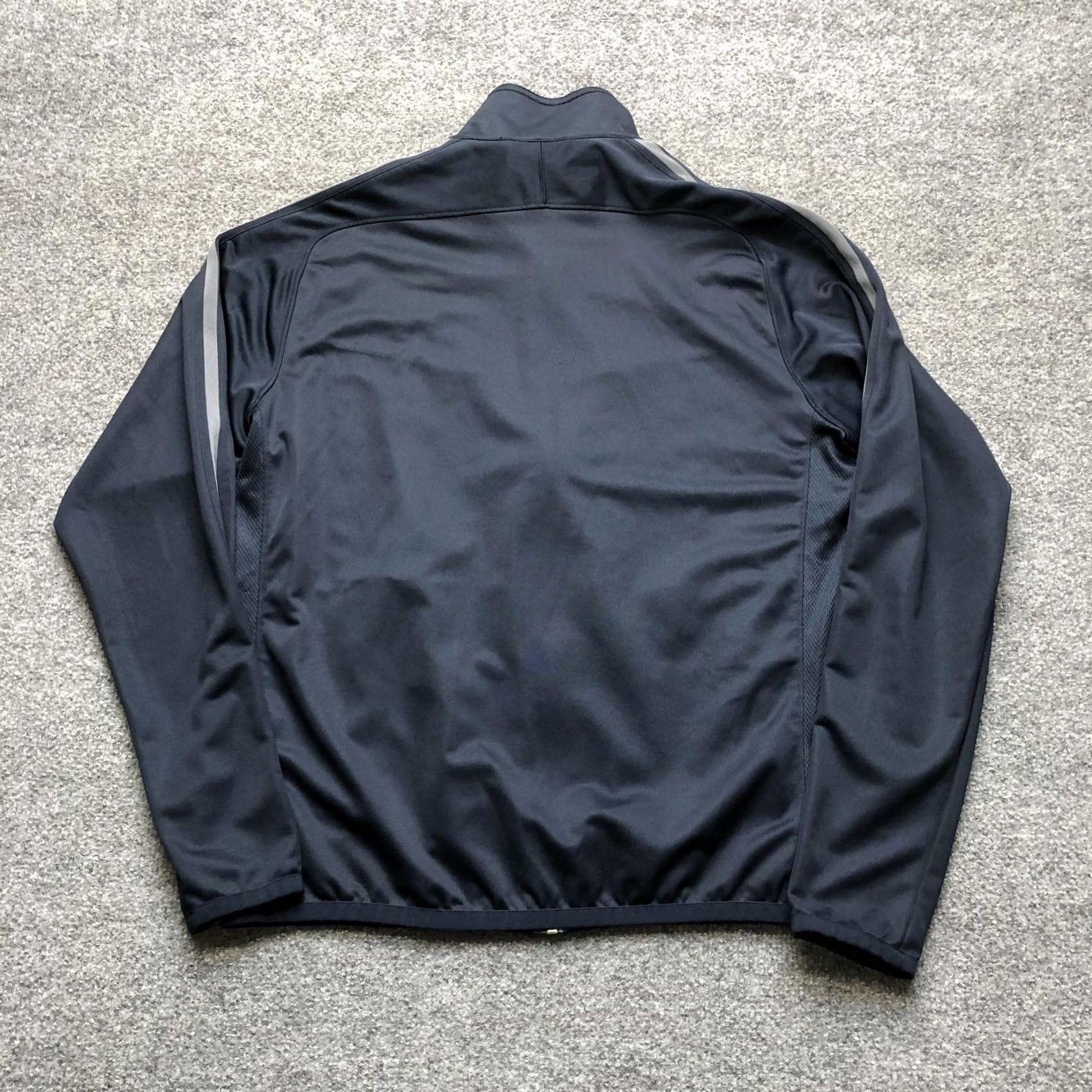 Nike Nike Track Jacket Mens M Black Full Zip Lightweight Swoosh Stripe Athletic Size US M / EU 48-50 / 2 - 5 Thumbnail
