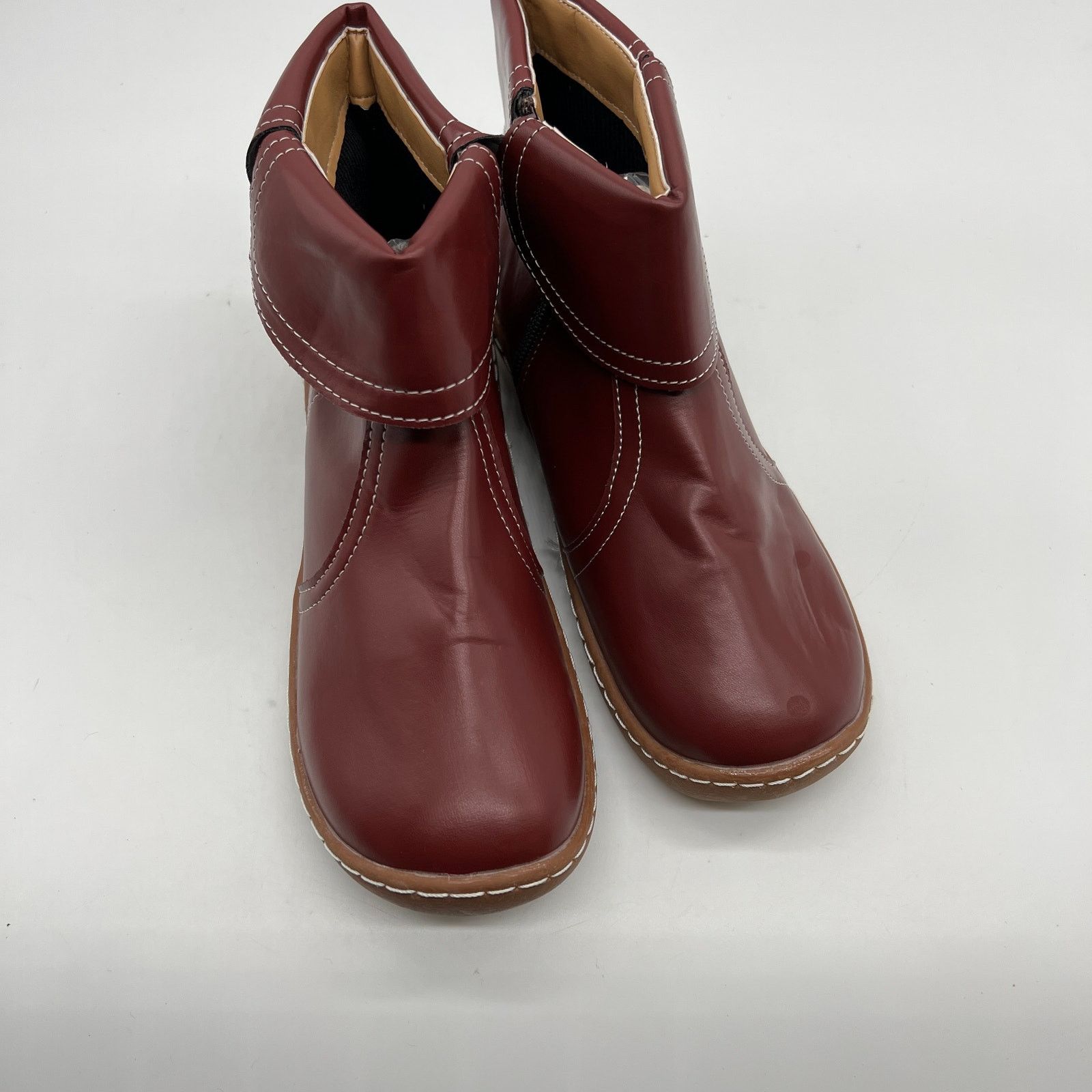Other Fashion Womens Ankle Boot Comfortable Slip On Flat Size US 8 / IT 38 - 3 Thumbnail