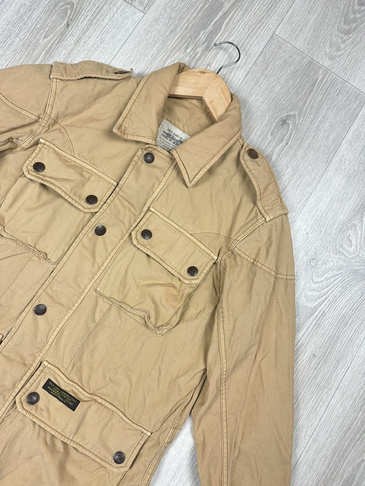 Lauren Ralph Lauren × Polo Ralph Lauren × Vintage Polo Jeans Ralph Lauren Vintage Military Jacket Rare Size US S / EU 44-46 / 1 - 2 Thumbnail