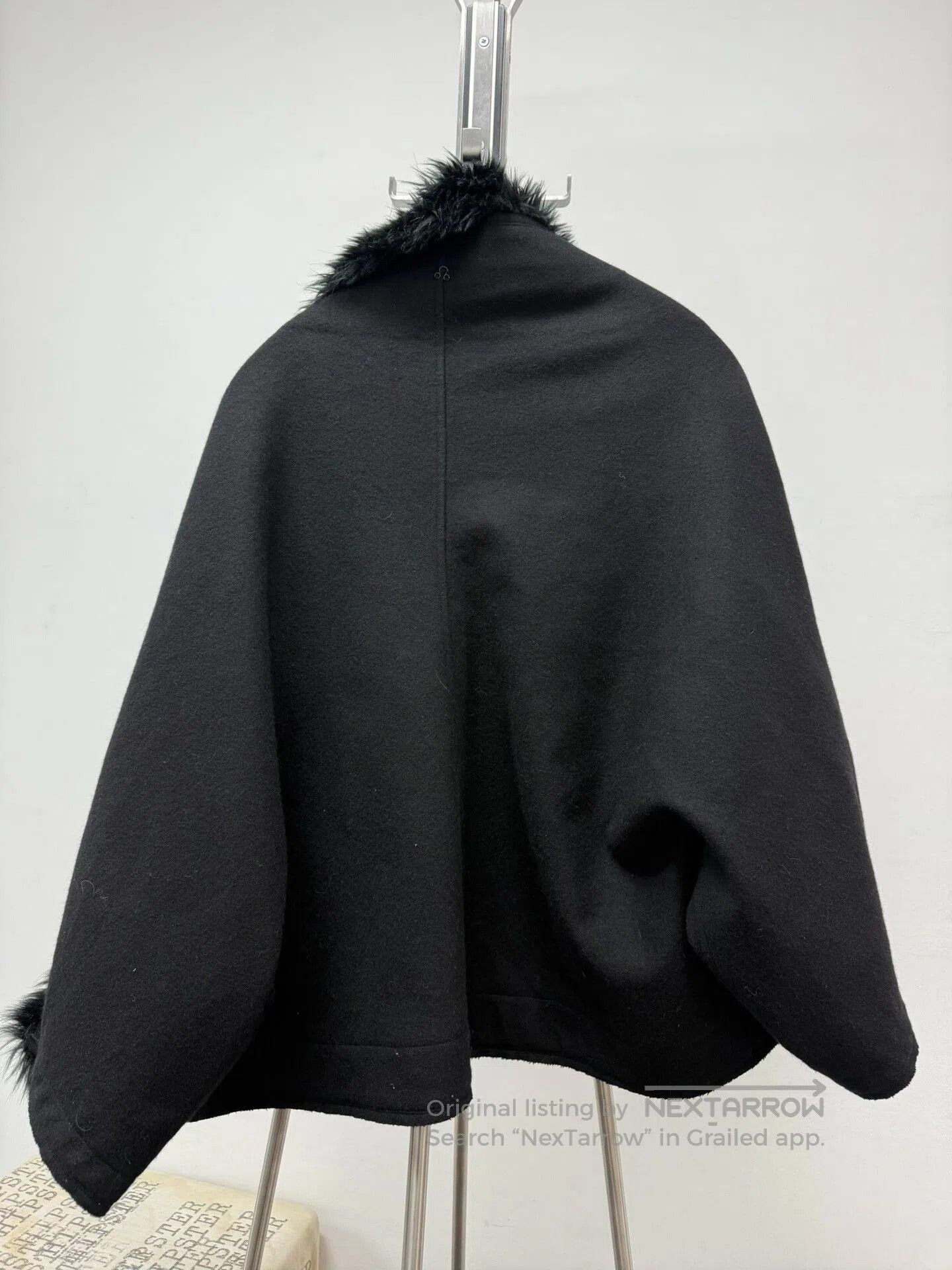 Yohji Yamamoto yohji yamamoto y's fur collar cape coat. Size US M / EU 48-50 / 2 - 7 Thumbnail