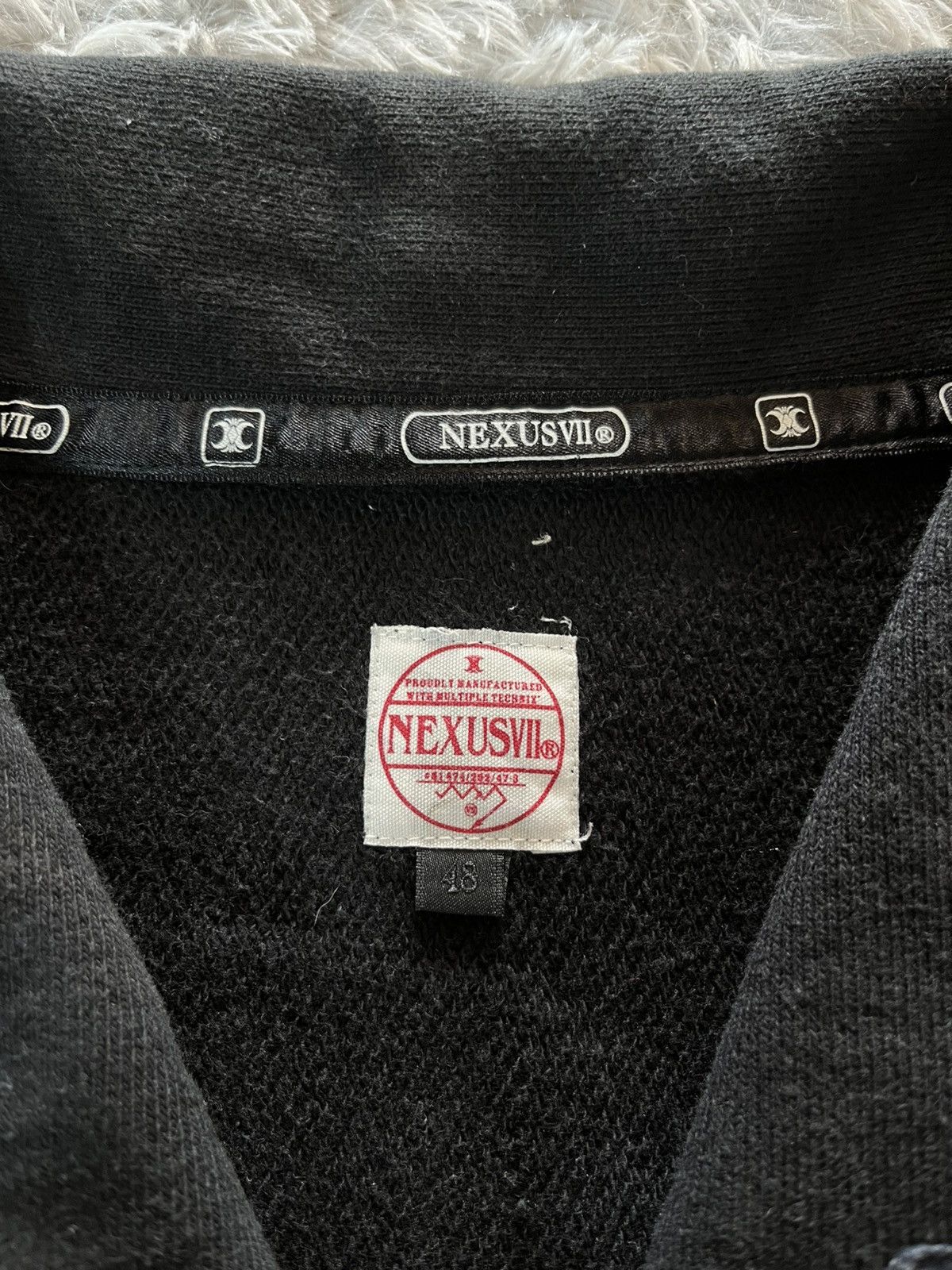 NEXUSVII Rare NexusVII cardigan heavyweight cotton shawl collar Size US L / EU 52-54 / 3 - 4 Thumbnail