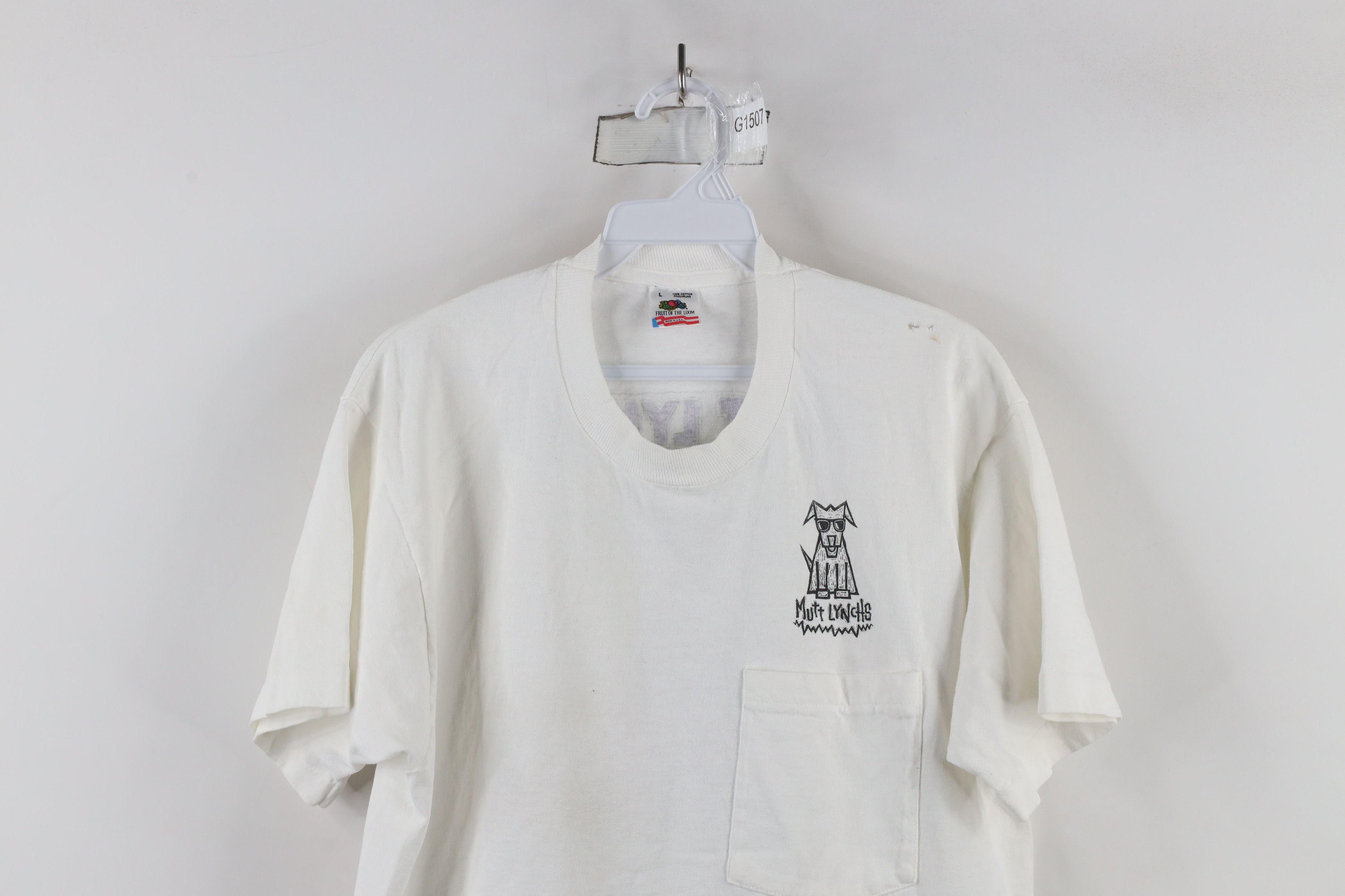 Vintage Vintage 90s Streetwear Lynchs Newport Beach Dog T-Shirt USA Size US L / EU 52-54 / 3 - 2 Thumbnail