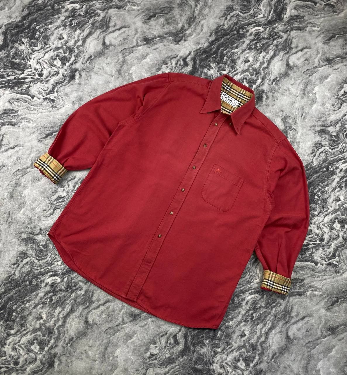 Burberry Vintage Burberry Shirt Button Up Nova Check Long Sleeve Men Size US XL / EU 56 / 4 - 1 Thumbnail