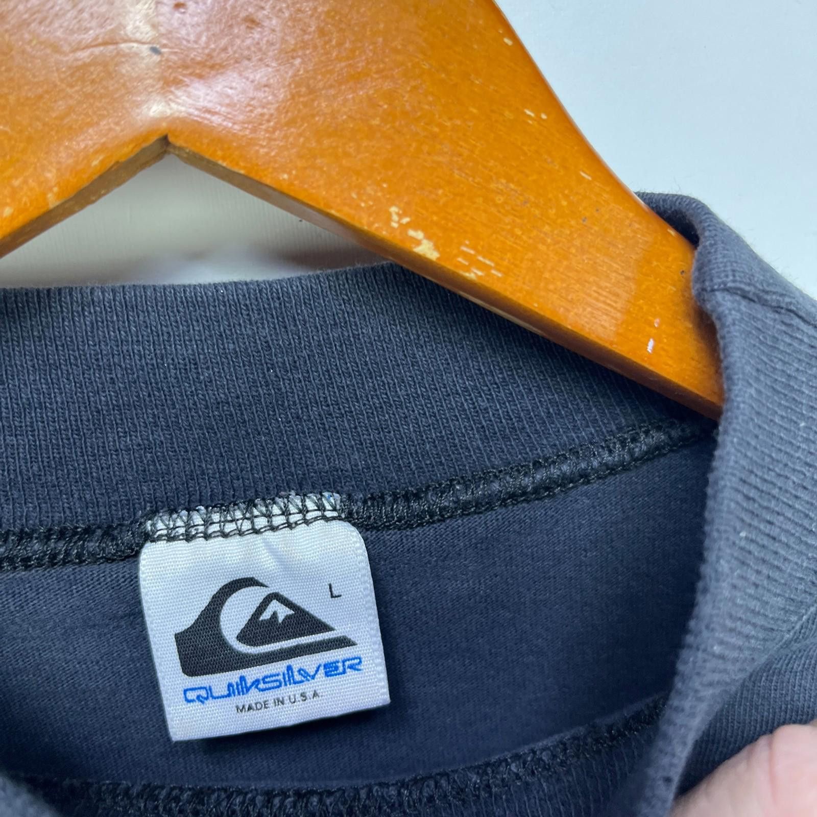 Quiksilver Vintage 90s Quiksilver USA Mock Neck Shirt Large Size US L / EU 52-54 / 3 - 6 Thumbnail