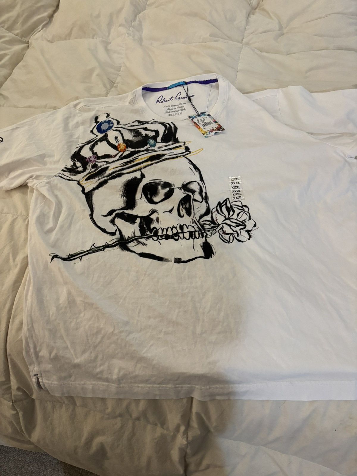 Robert Graham Robert Graham Skull Crown Tee NWT XXXL Size US XXL / EU 58 / 5 - 1 Thumbnail
