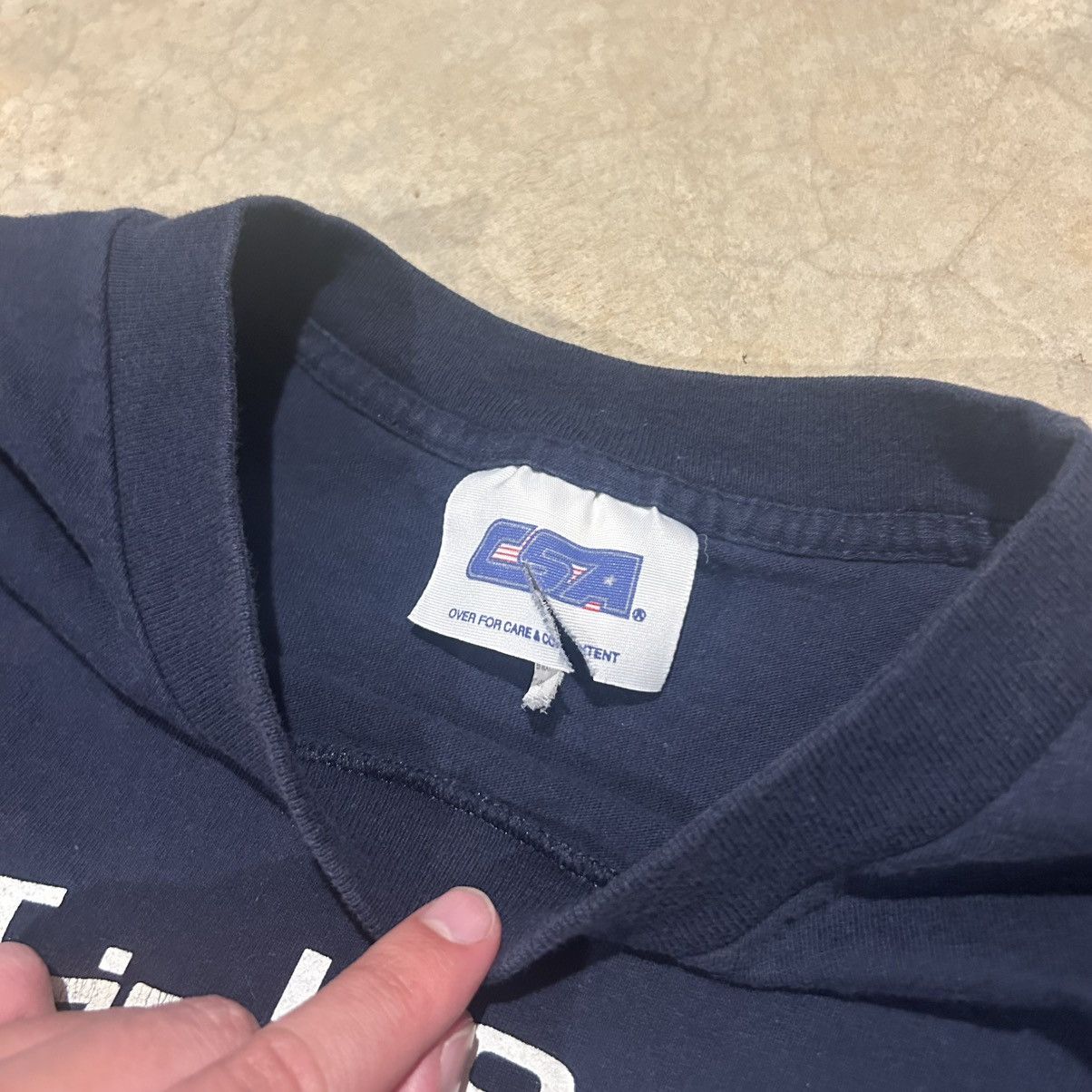 NHL Vintage 1990s St Louis Blues NHL Hockey Team Tee Baggy Navy Size US XXL / EU 58 / 5 - 4 Thumbnail