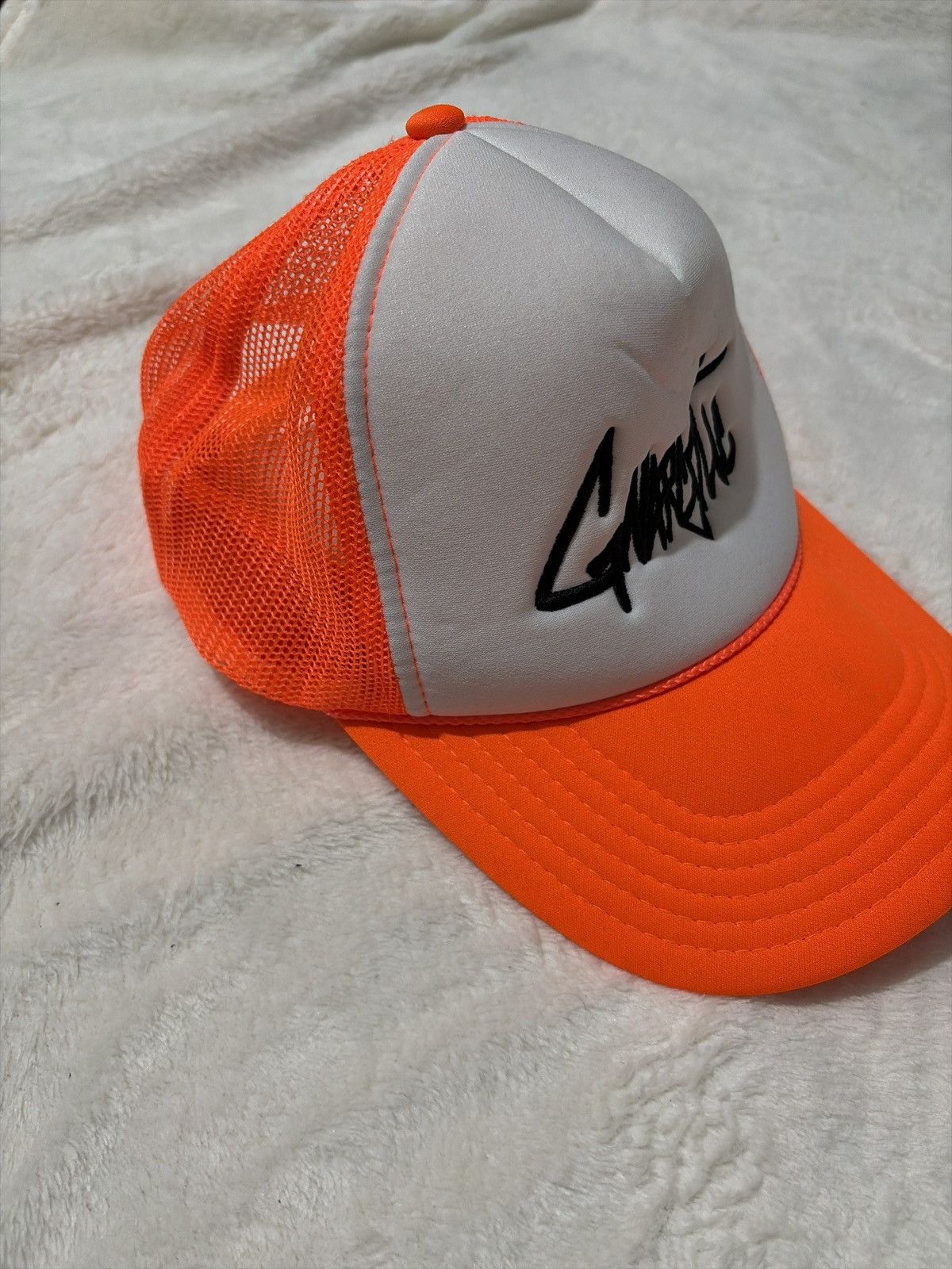 Gnarcotic Gnarcotic neon orange baseball hat Size ONE SIZE - 2 Thumbnail