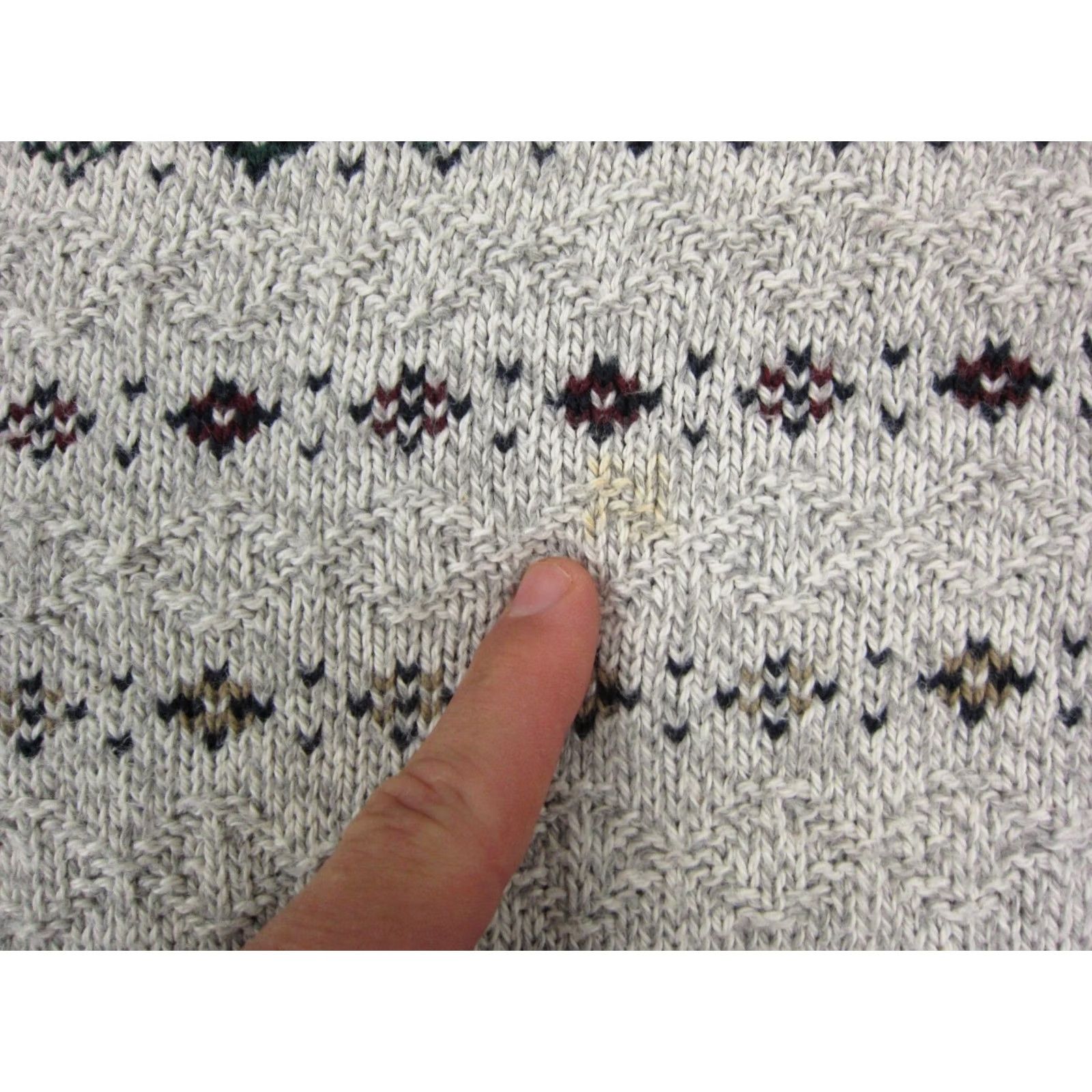 Croft & Barrow VINTAGE Croft & Barrow Sweater Mens L Gray Geometric Knit Crew Neck Pullover Warm Casual 80s Size US L / EU 52-54 / 3 - 4 Thumbnail