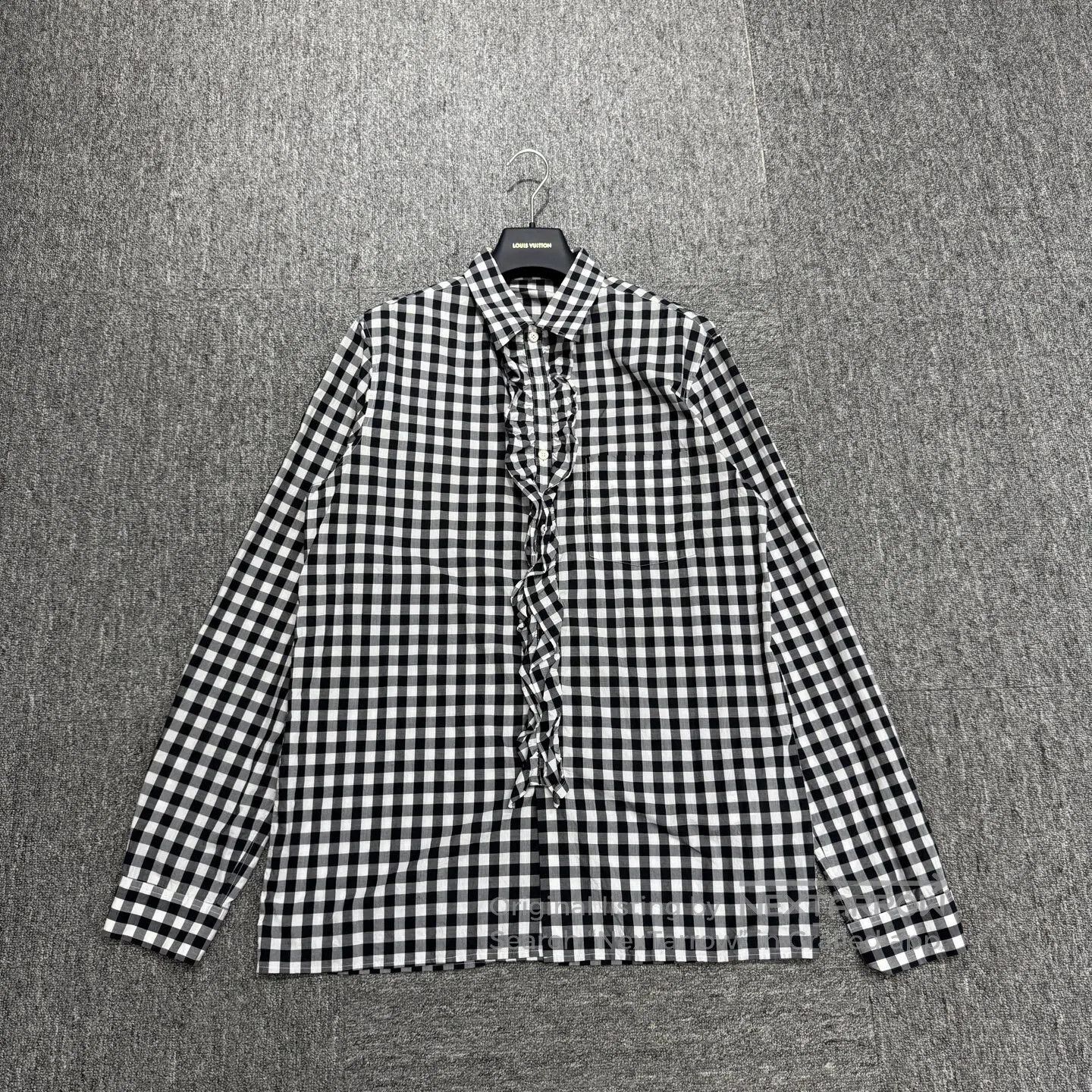 Prada Prada Black and white checkered shirt| Size US XXS / EU 40 - 1 Thumbnail