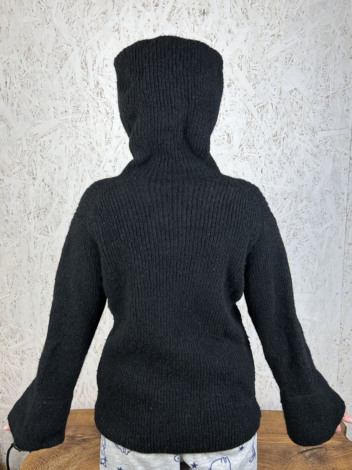 Yohji Yamamoto Yohji Yamamoto Y’s Ninja Hood Cute Bear Ears Wool Hoodie Size M / US 6-8 / IT 42-44 - 14 Thumbnail
