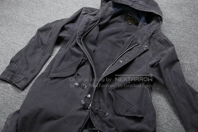 Neighborhood Neighborhood Military Fish Tail Washed Wax Dye Windbreaker Size US S / EU 44-46 / 1 - 6 Thumbnail
