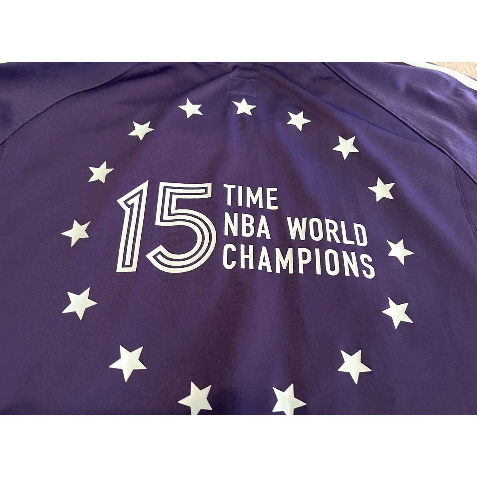 Adidas Adidas Los Angeles Lakers Rare 15 Time Champions Jacket Full Zip XL Track Jacket Mens Purple Size US XL / EU 56 / 4 - 7 Thumbnail