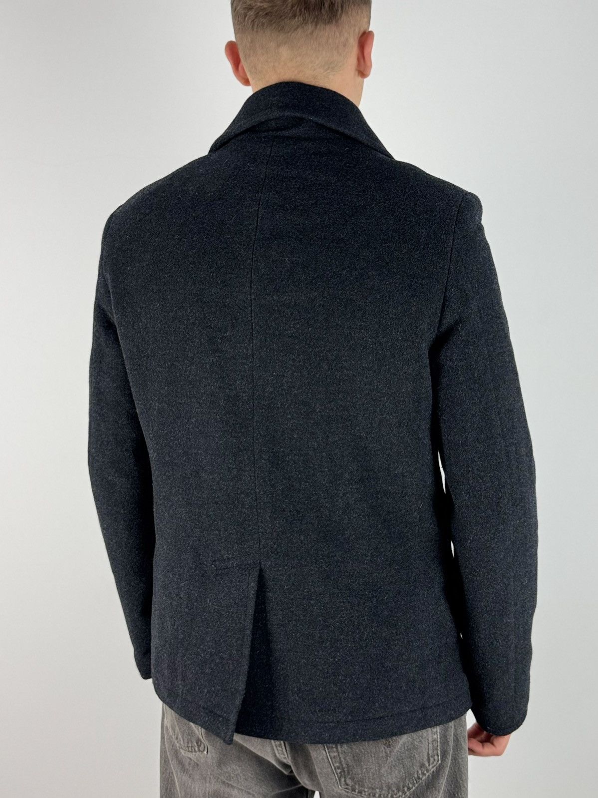 Alpha Industries Alpha Industries Wool Blend Pea Coat Jacket Size US S / EU 44-46 / 1 - 3 Thumbnail