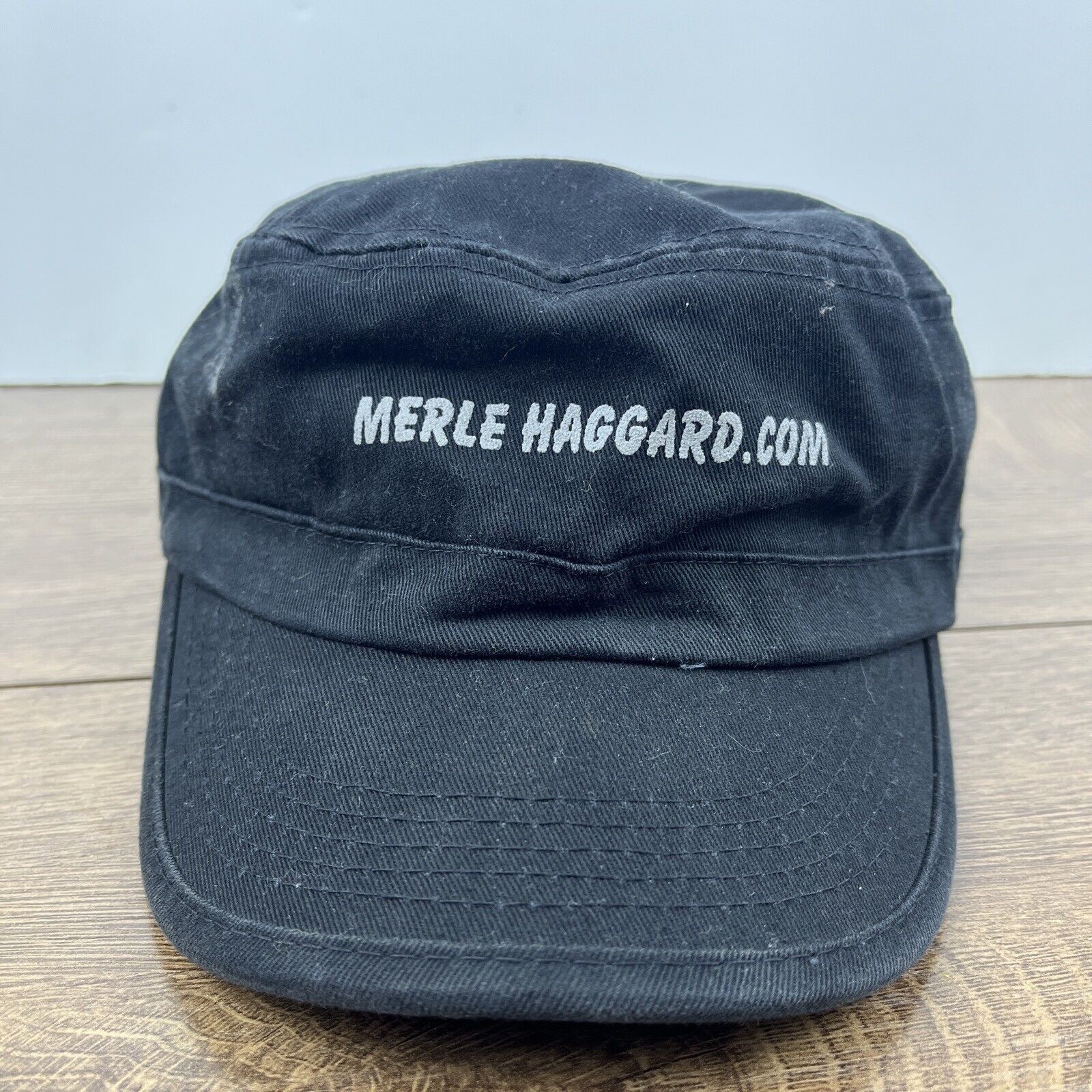 Other Merle Haggard Hat Black Hat Adjustable Adult Size Hat Black Size ONE SIZE - 2 Thumbnail