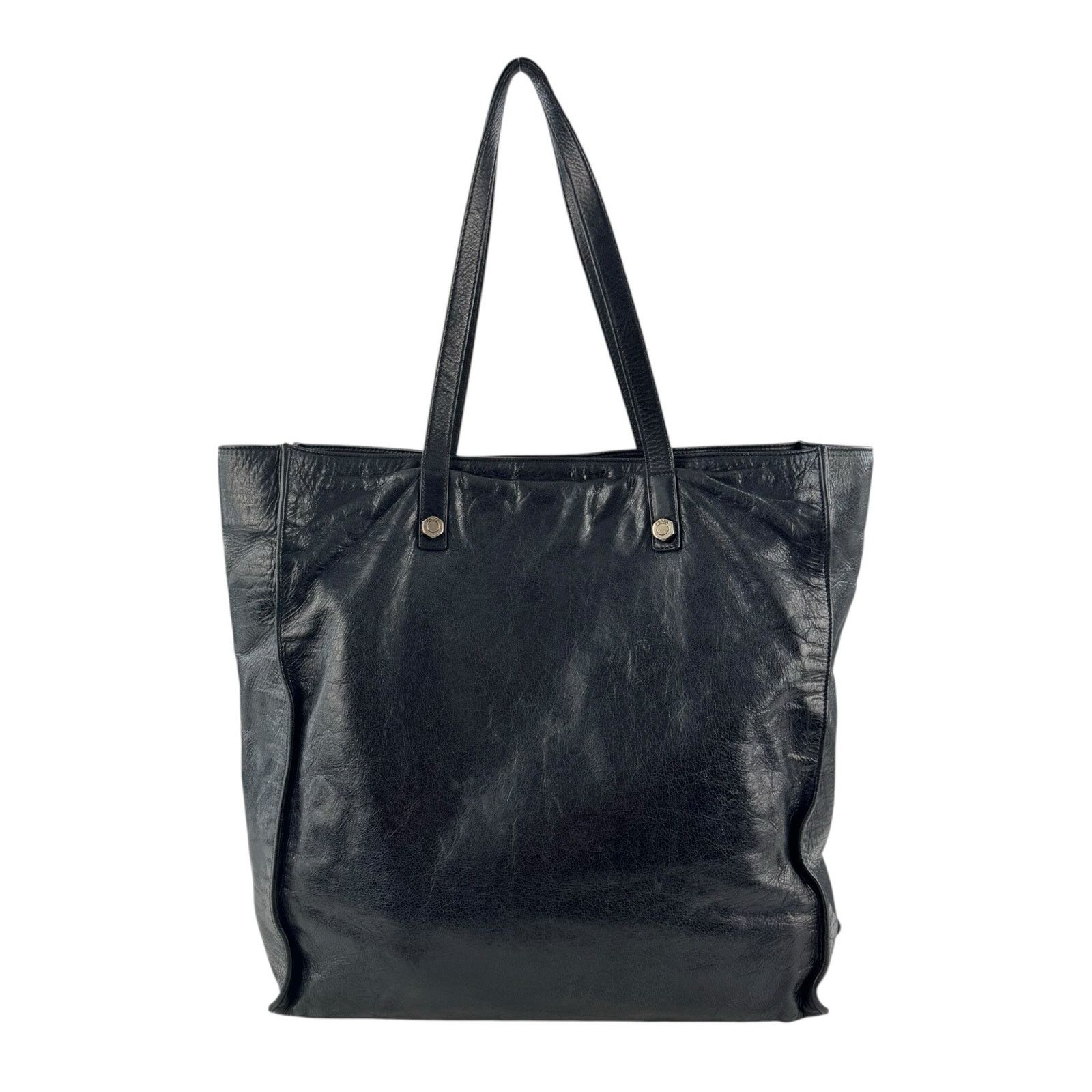 Prada Prada Leather Skull Tote Bag Size ONE SIZE - 2 Thumbnail