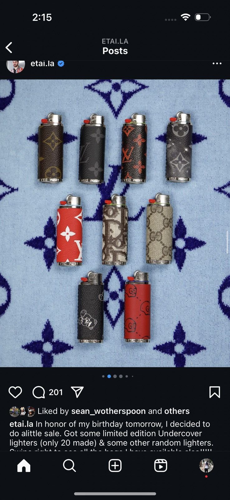 Louis Vuitton Etai drori 1 of 1 Louis Vuitton galaxy lighter case Size ONE SIZE - 6 Thumbnail