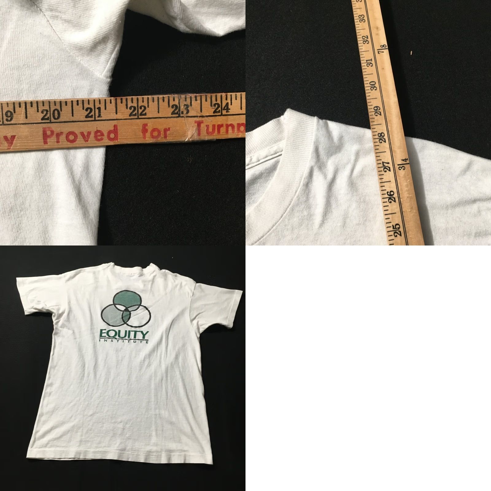Vintage Vintage ISM WASISM EQUITY INSTITUTE Shirt XL White Single Stitch USA Made T Size US XL / EU 56 / 4 - 8 Thumbnail