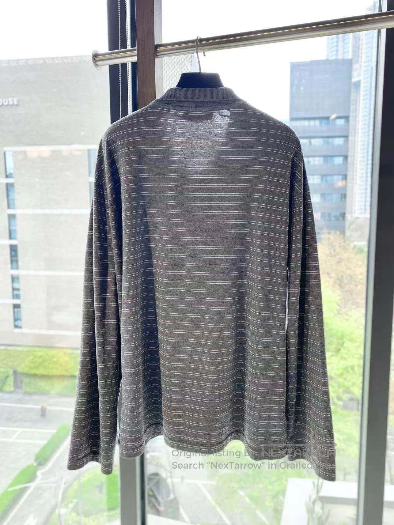 Miu Miu Miu Miu 24ss chest logo monogram print striped long sleeve Size S / US 4 / IT 40 - 3 Thumbnail