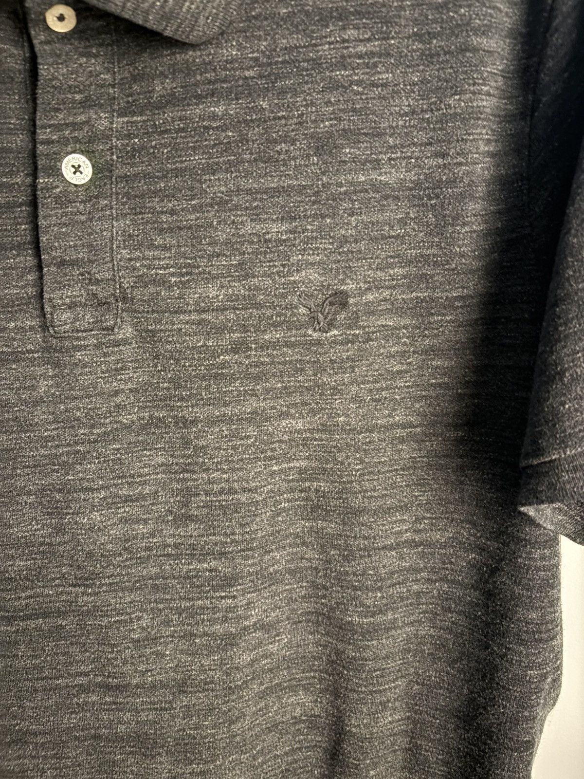 American Eagle Outfitters American Eagle Outfitters Core Flex Dark Gray Polo Size XL Size US XL / EU 56 / 4 - 5 Thumbnail