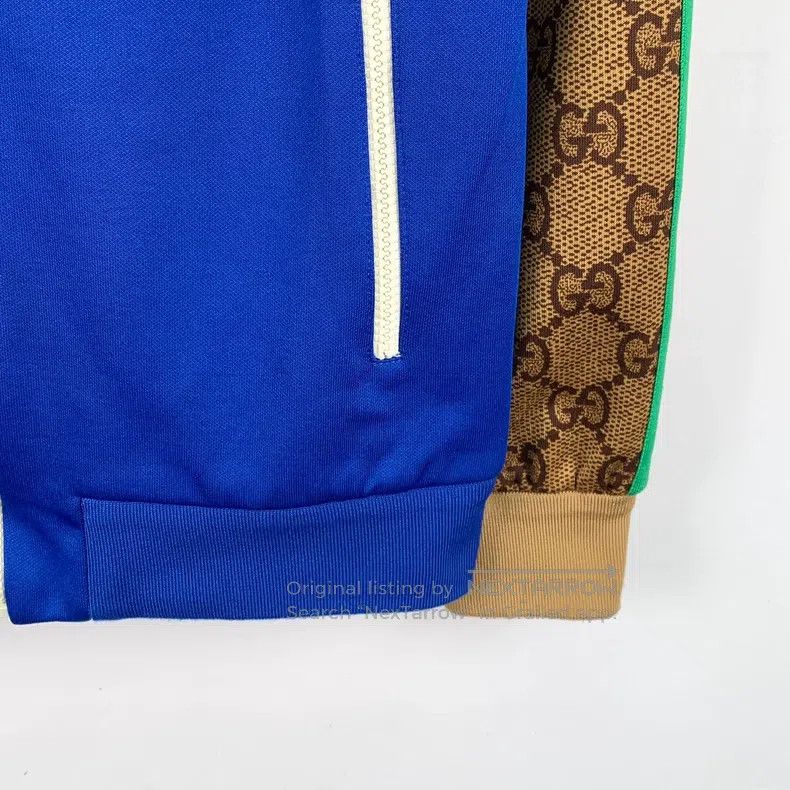Gucci Gucci Colour block striped logo jacquard stitching stand-u Size US XS / EU 42 / 0 - 4 Thumbnail