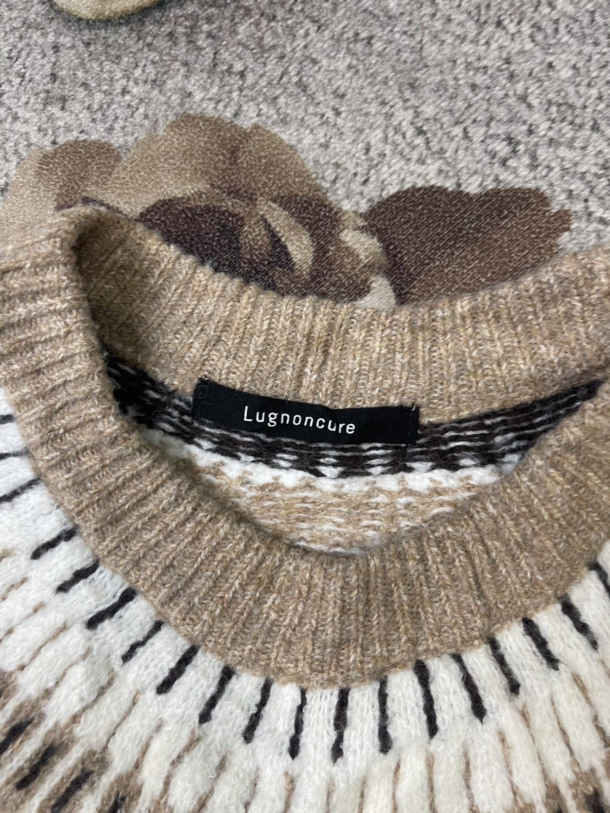 Japanese Brand Vintage Lugnoncure Aztec Pattern Sweater Knitwear Size US M / EU 48-50 / 2 - 9 Thumbnail