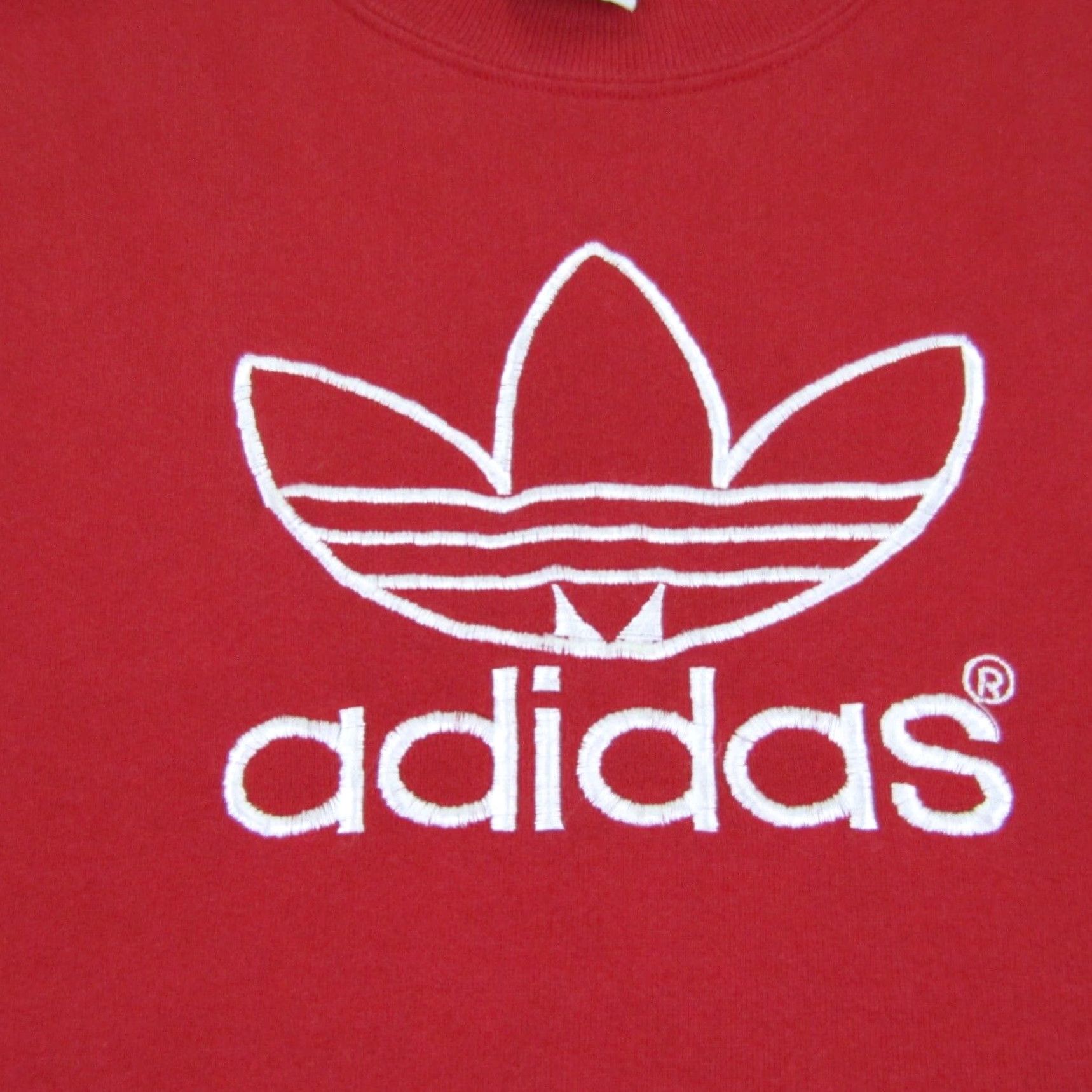 Adidas Vintage Adidas Equipment Sweatshirt Men Medium Red 90s Sports Crewneck Pullover Size US M / EU 48-50 / 2 - 2 Thumbnail