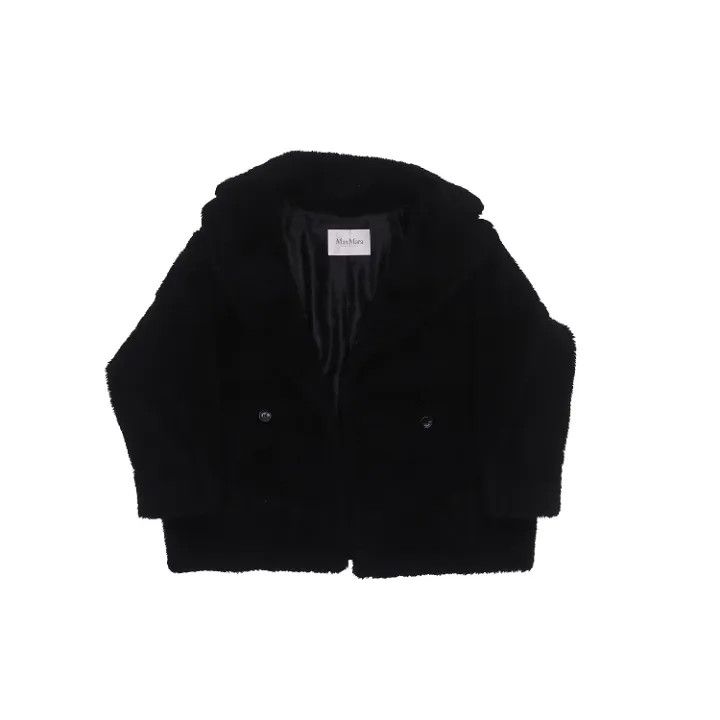 Max Mara Maxmara Cozy Black Casual Jacket 0079 Size M / US 6-8 / IT 42-44 - 1 Thumbnail