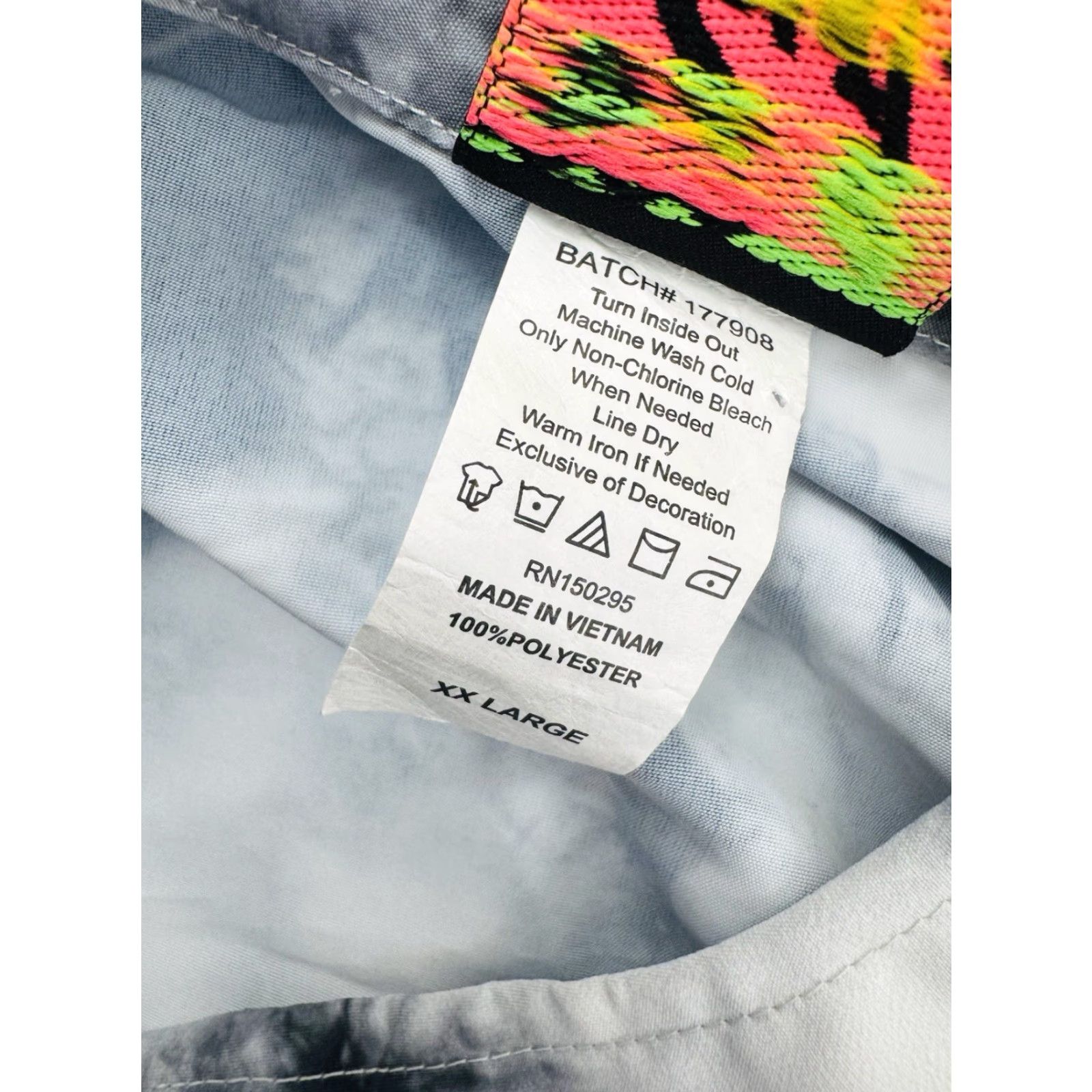 Vintage SURF STYLE Jacket - Men 2XL Black/White Lightweight Polyester Old Stock Vintage Surf Mens Jacket Size US XXL / EU 58 / 5 - 5 Thumbnail