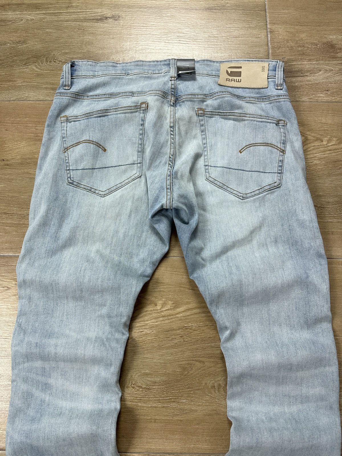 G-Star NEW🏷️ G-Star Raw 3301 Deconstructed Super Slim Denim Jeans Size US 36 / EU 52 - 9 Thumbnail