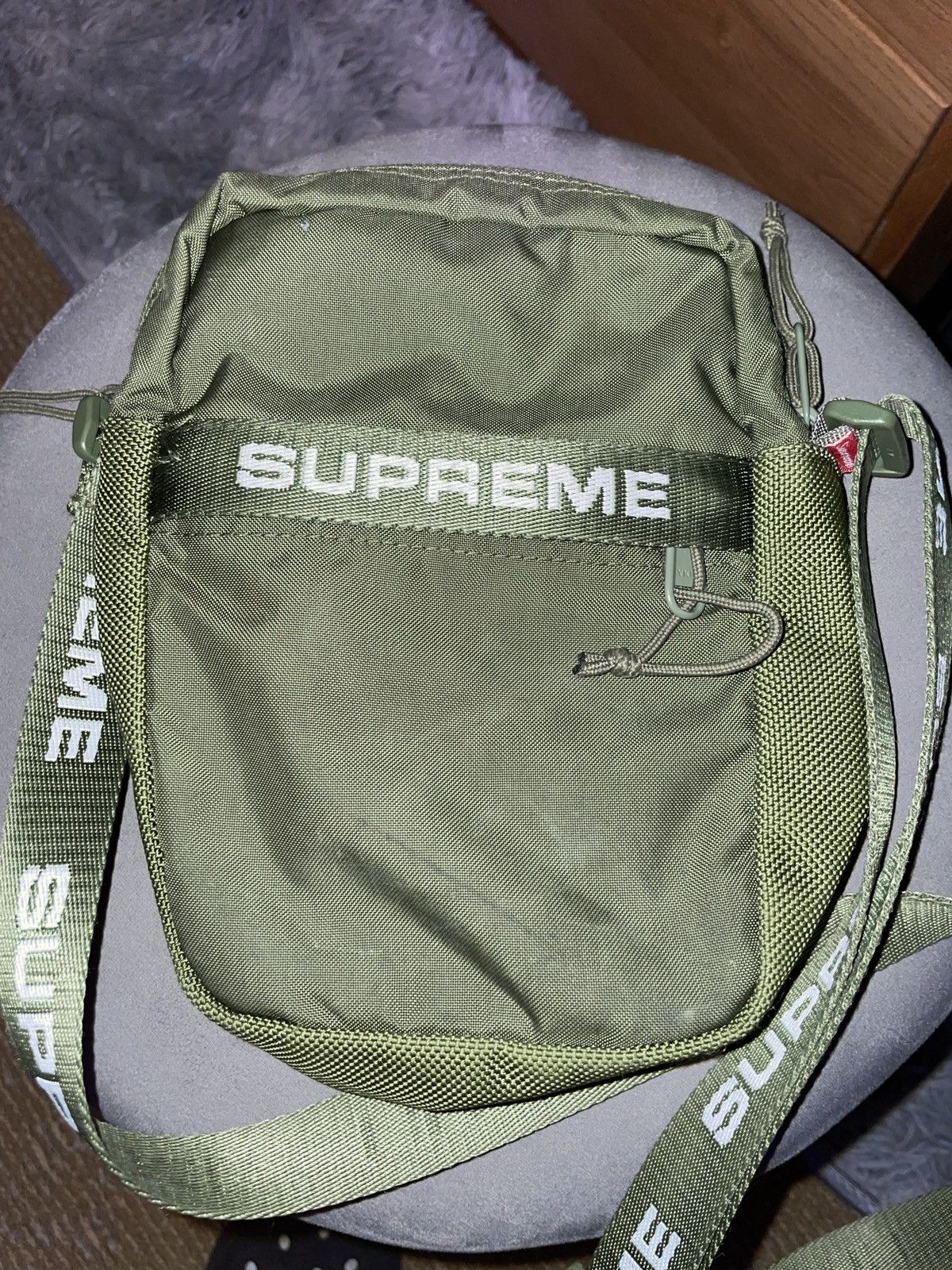 Supreme Crossbody Bag in Green, Men's