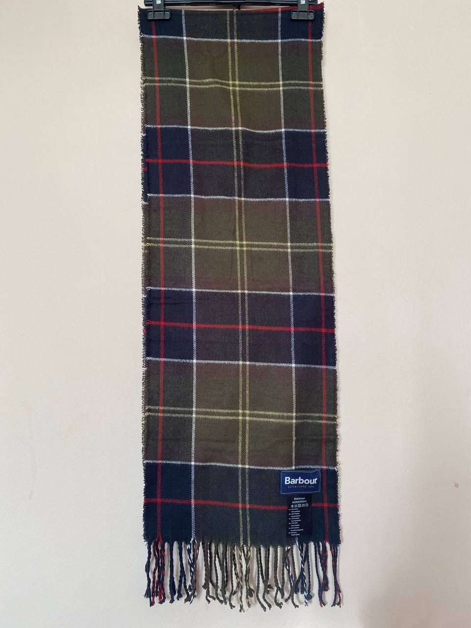 Barbour Vintage Barbour Scarf 90s Street Wear Y2K Casual Kanye Style Size ONE SIZE - 1 Thumbnail
