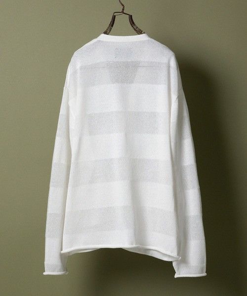 Number (N)ine Number nine SEE THROUGH STRIPED SUMMER KNIT CARDIGAN size 2 Size US M / EU 48-50 / 2 - 2 Thumbnail