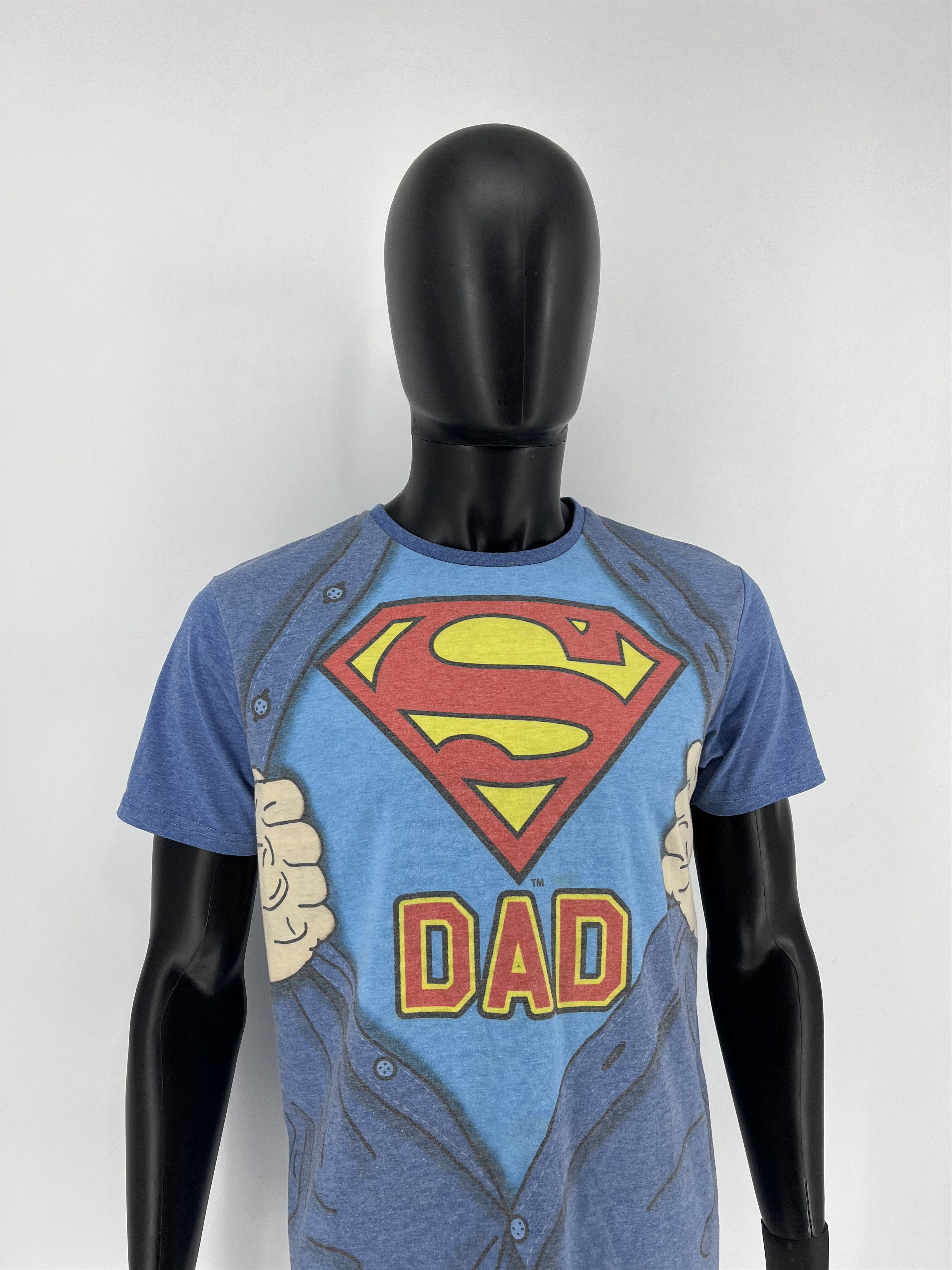 DC Comics Vintage Superman Dad Tshirt DC Comic size M Humor TShirt Size US M / EU 48-50 / 2 - 4 Thumbnail
