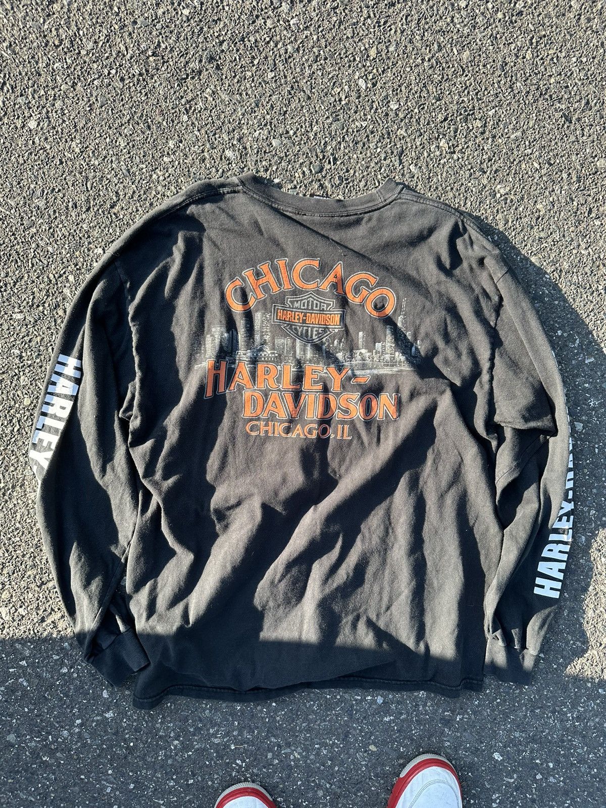 Harley Davidson 2002 Harley Chicago Tee made in USA Size US XL / EU 56 / 4 - 1 Thumbnail