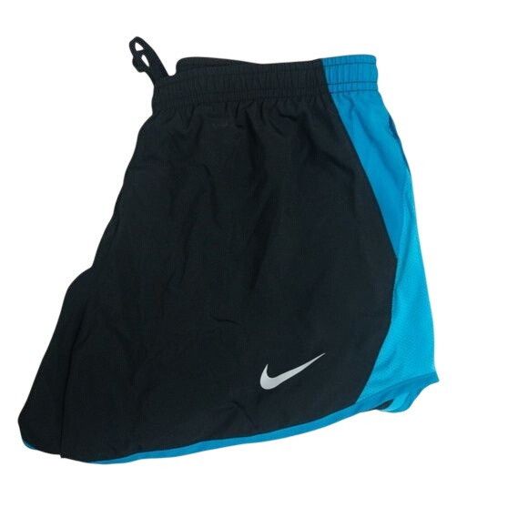 Nike Nike Black & Aqua Dri-Fit Running Shorts Size 27" / US 4 / IT 40 - 5 Thumbnail