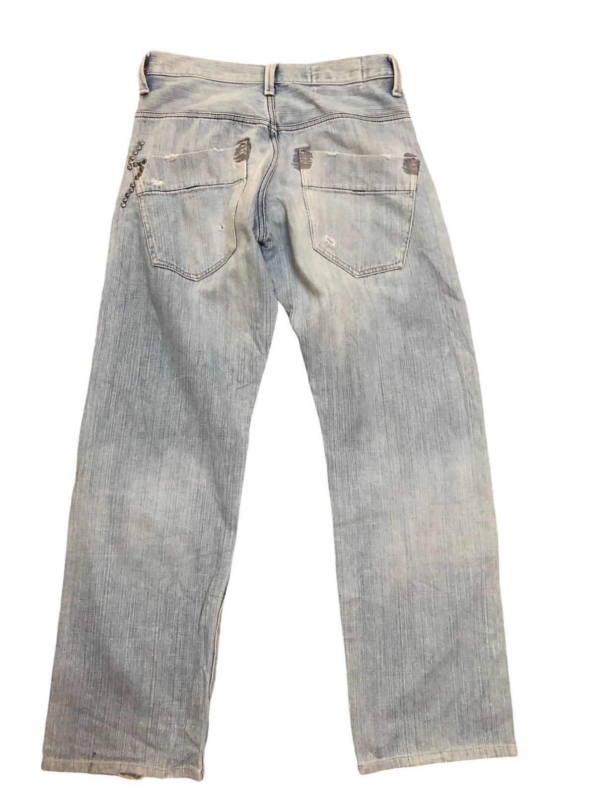 Hysteric Glamour × Japanese Brand Rush Hour Stone Wash Denim Pants Size US 29 - 2 Thumbnail