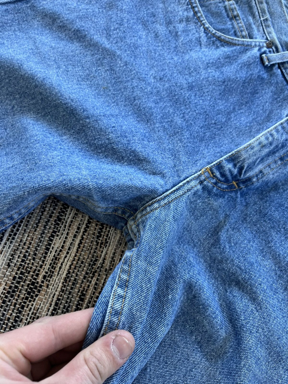 Lee Vintage Lee Blue Denim Jeans Workwear Classic Fit 34/32 Y2K Size US 34 / EU 50 - 10 Thumbnail