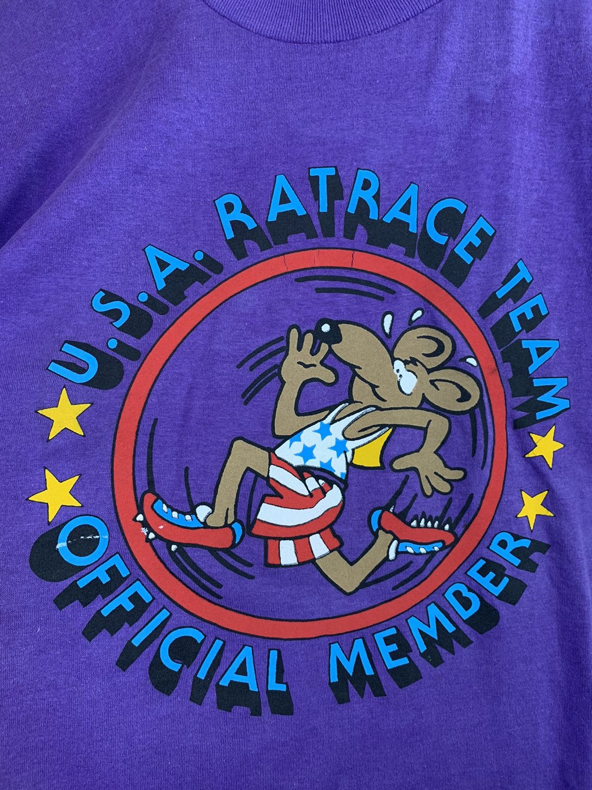 Vintage *RARE* Vintage 80’s USA Rat Race Team Official Member Shirt Size US L / EU 52-54 / 3 - 2 Thumbnail
