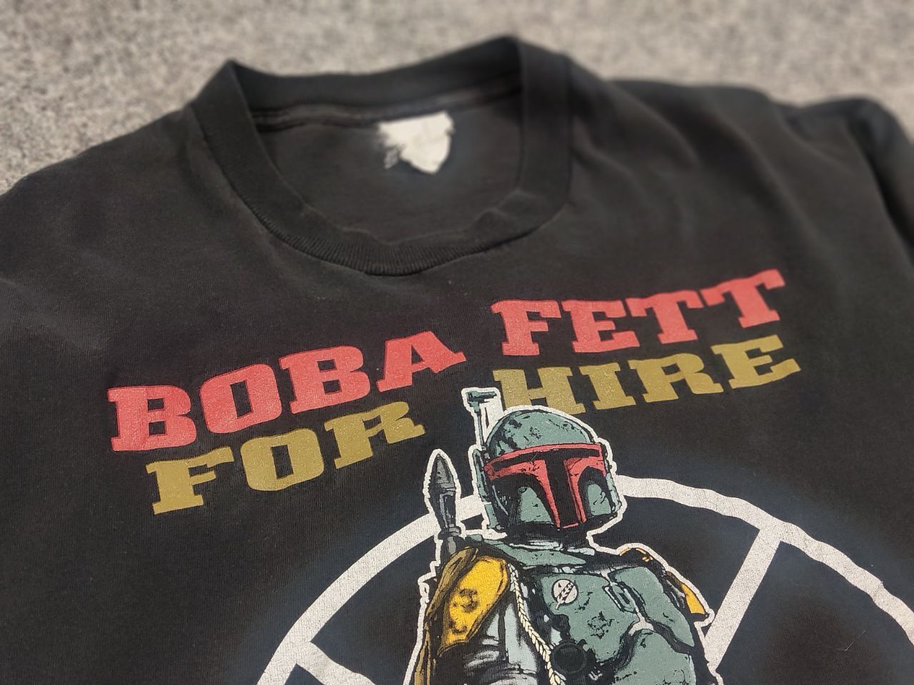 Star Wars Vintage 1996 Star Wars Boba Fett Logo Black Shirt Changes Size US M / EU 48-50 / 2 - 14 Thumbnail